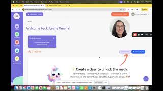 Step 1:  Add a Class (FabuLingua Teacher Dashboard)