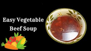 Easy Vegetable Beef Soup by Cookingwith Rick 238 views 1 month ago 2 minutes, 28 seconds