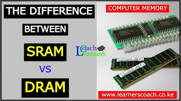 Difference Between SRAM and DRAM | Types of Computer Memory
