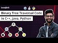 3. Binary Tree Traversal | Pre-order | In-order | Post-order | Interview Prep | Tree Tutorials
