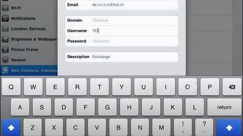 Set up hotmail on iPad, iPod or iPhone