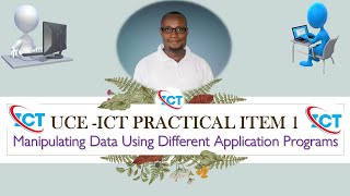 How to Answer ITEM 1 - Manipulating Data Using Different Applications Programs in UCE ICT Paper 2 screenshot 3
