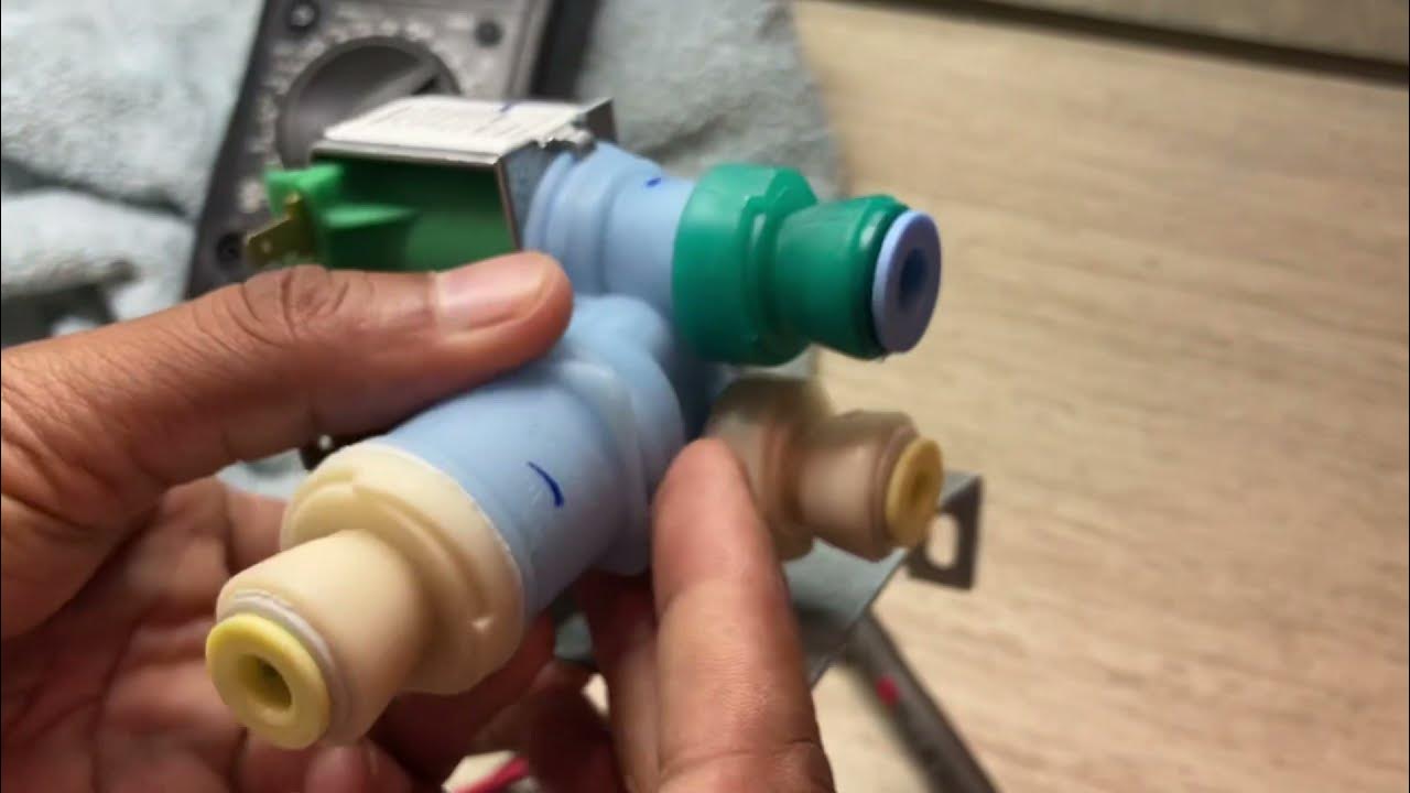 Fridge Won’t Dispense Water Inlet Water Valve Replace DIY YouTube