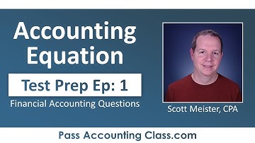 Accounting Tutor Answers Test Questions: Accounting Equation