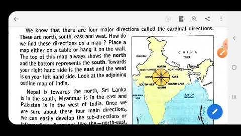 Class 4 Geography Types And Elements of Maps Single Part