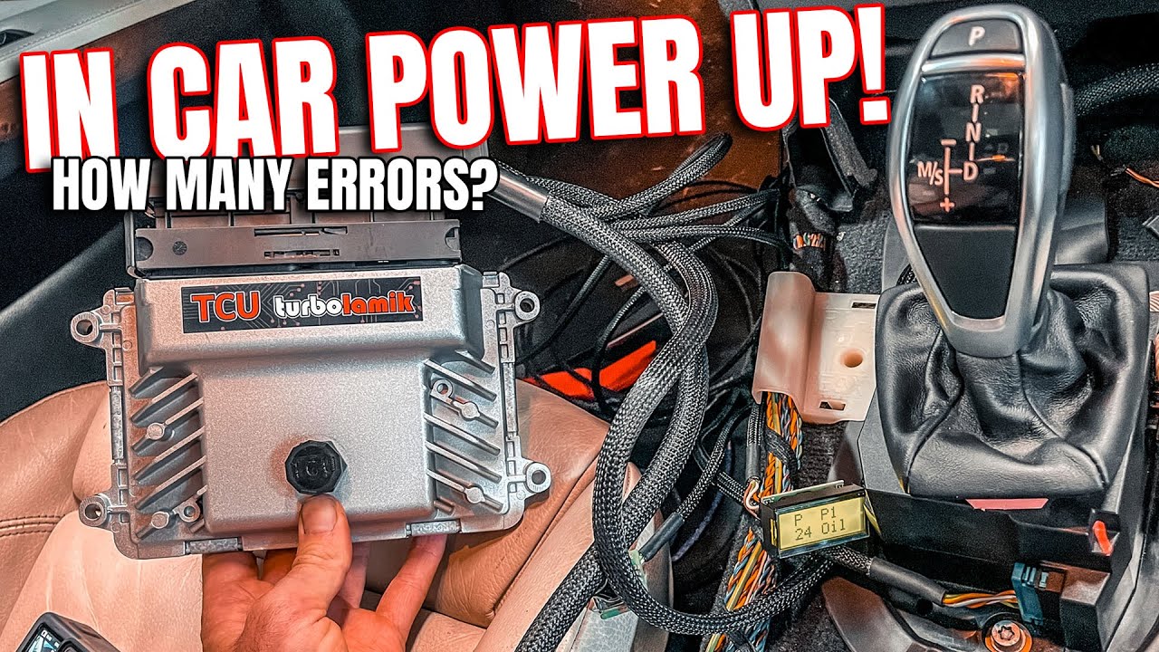 N54 8HP70 Controller First TEST Power Up In Car YouTube