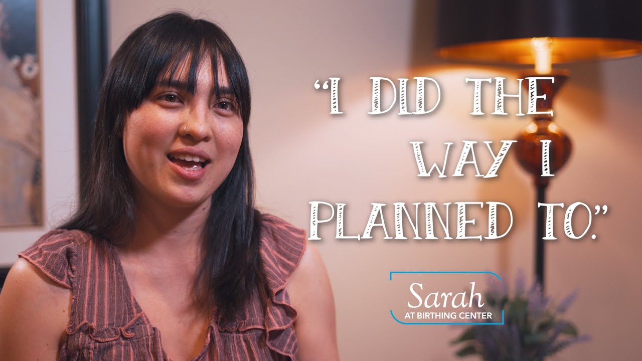 Sarah Speaks about her birth center birth