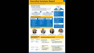 Executive Summary Report Presentation Report Infographic Ppt Pdf Document