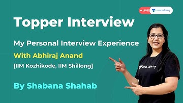 CAT Success Story - How I converted IIM Kozhikode & IIM Shillong | Topper Interview - Abhiraj Anand