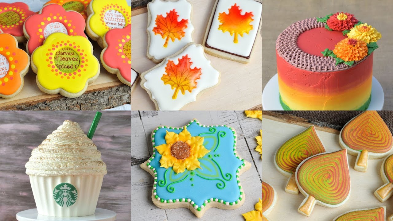 10 AMAZING FALL COOKIES AND CAKES by HANIELA'S
