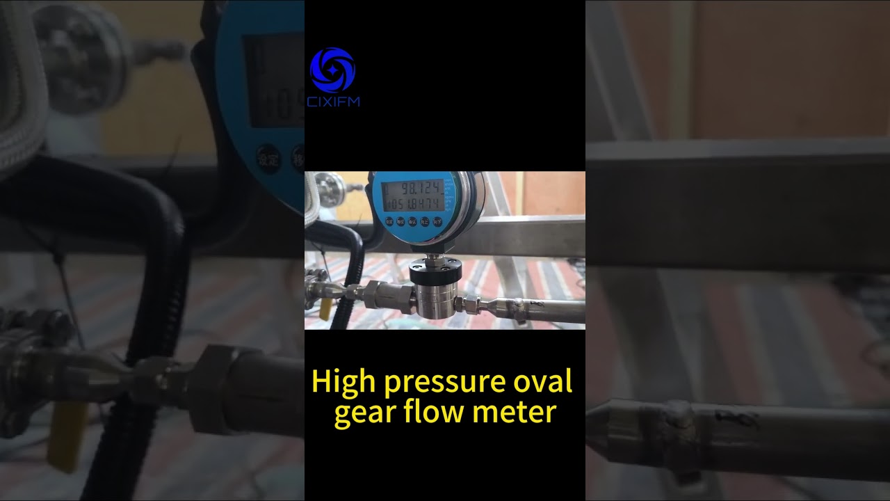 CIXIFM High pressure oval gear flow meter micro flow meter low flow meter  