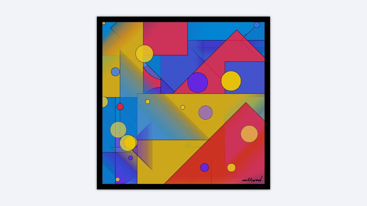 X Million Art #14 - Unique Generative Art NFT @ xmillionart