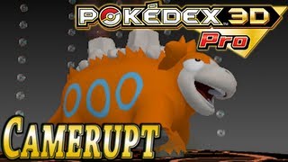 Pokemon Camerupt Pokedex 3D Pro