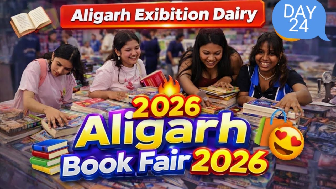 Aligarh Exhibition Diary Day 24 | Aligarh pustak Mela  | Book mela | Best Book Mela in Aligarh mela 
