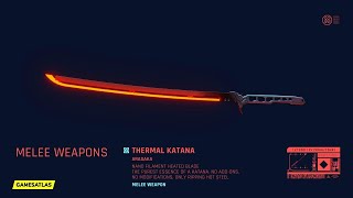 Cyberpunk 2077 Thermal Katana/Errata Patch 2.0 Location