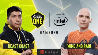 Dota2 - beastcoast vs. Wind and Rain - Game 3 - Lowerbracket - ESL One Hamburg 2019