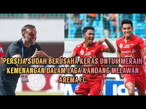 Ditahan Arema FC, Persija Jakarta Tiga Kali Beruntun Gagal Menang - YouTube