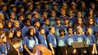 Forsyth County Middle School Honors Chorus - Group Performance - October 2014
