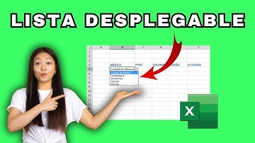 Cómo HACER LISTAS DESPLEGABLES en EXCEL (LISTA INDEPENDIENTE)