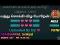 Mallipoo Vachu (SHQ video Karaoke_ Tamil Karoake TENKASI isaisaral music Mp3 Song