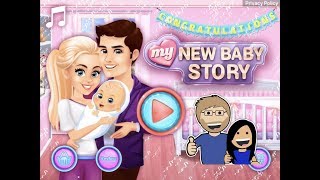 UPDATED ALL 20 LEVELS! My New Baby Story - Lily & Dad fun video for kids