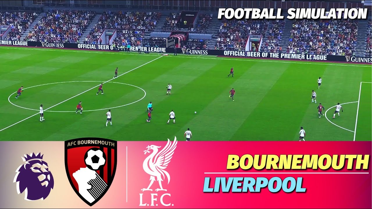 AFC Bournemouth vs Liverpool - Premier League | EPL 2025/26 | PES 21 Simulation