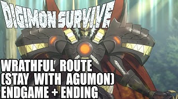 Digimon Survive Pt9 - Wrathful Route Endgame + Ending (Route Split to Ending) (Stay with Agumon)