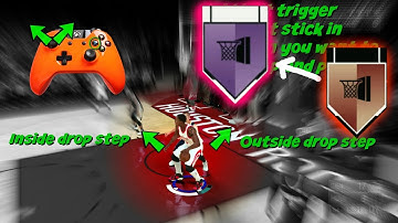 NBA 2K18 DROP STEPPER  BADGE BRONZE TO HOF | HOW TO DO BIG MAN  POST MOVES TUTORIAL