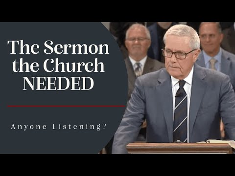 The Sermon the Church Needed