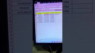 Find Employees Overtime In Excel 💯 | Excel Hindi Tutorials 🔥 #shorts #tips #excel