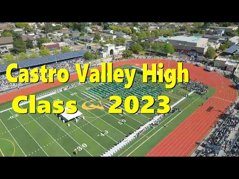 Castro Valley High School Graduation 2023, California - 4K Drone