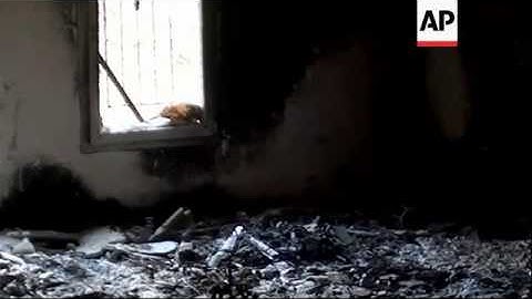 Exteriors of US consulate following attack which killed the US ambassador