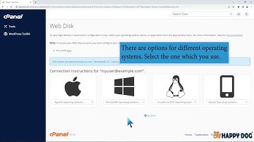 How to Access cPanel Web Disk with Happy Dog Web Hosting