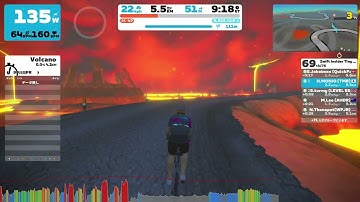 Zwift Insider Tiny Race (3 of 4) (B) on Seaside Sprint (Z1) - goal sprint