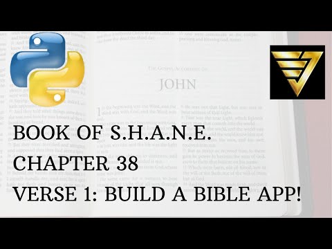 Build a Bible App with Python | #38