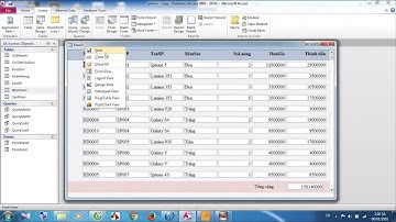 Form 2 Access 2010 - Giải bài tập Tin B UFM [Tin học Châu Thông Phan]