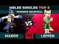 Mang0 vs Leffen - Winners Semifinal: Top 8 Melee Singles - Genesis 7 | Falco vs Fox