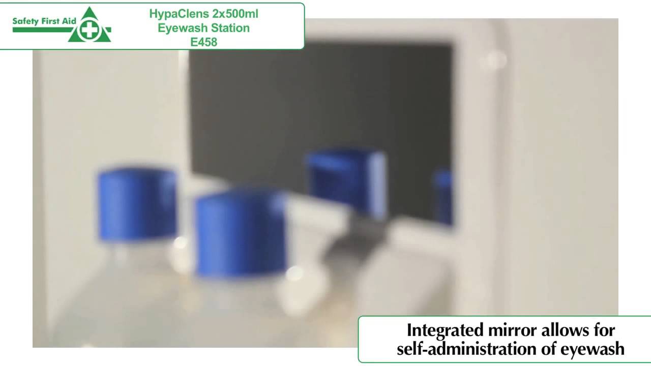 HypaClens 2x500ml Eyewash Station E458