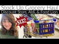 $132 Stock Up Grocery Haul- Discount Store, Aldi, &amp; Food Lion