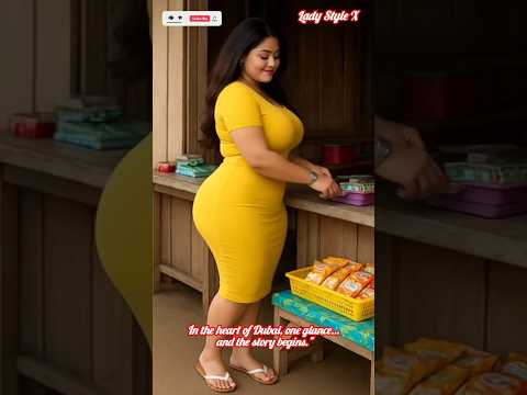 Dubai Princess Glamorous Yellow Outfit Fashion Look Trending Short Video 2025