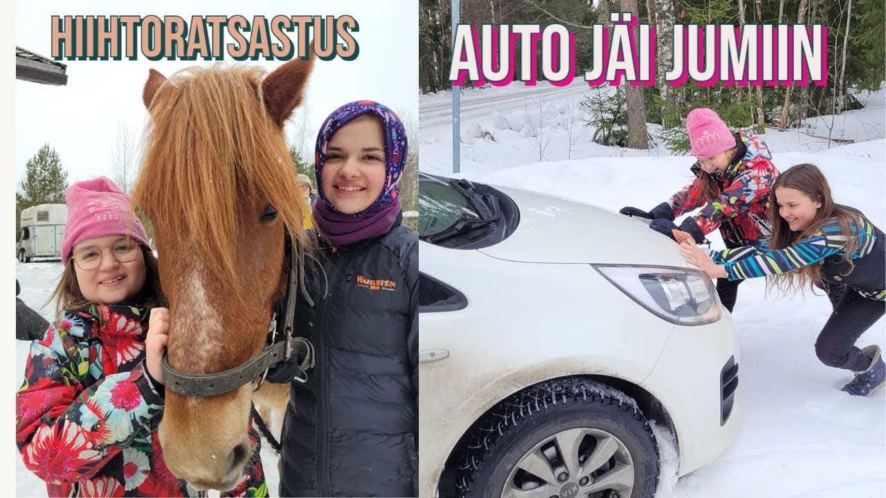 KOKO PÄIVÄ TALLEILLA feat. Leevi Ikävalko ASTRA näki ekaa kertaa hevosen ja auto jäi jumiin