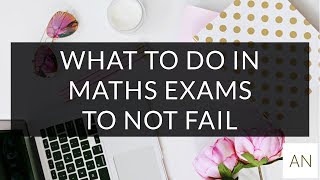 10 Tips To Avoid Failing Maths Exams | Maths Test Hints And Tips