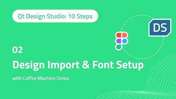 Qt Design Studio로 프로젝트 만들기: 10 단계 가이드 - Step 2: 디자인 가져오기 및 글꼴 설정