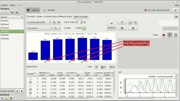 Chronojump tutorials: Save repetitions