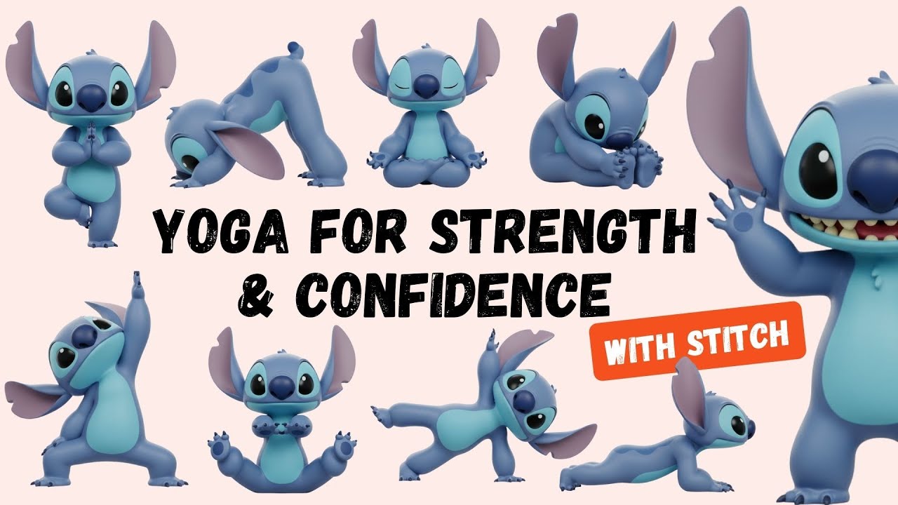 Stitch Yoga for Kids! Build Strength | Balance & Body Confidence