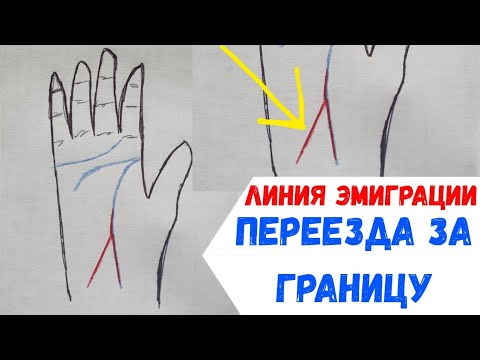 Линия эмиграции, линия переезда / Хиромантия