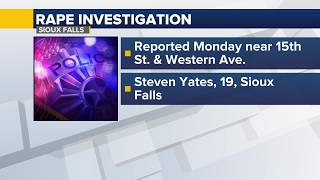 19-year-old Sioux Falls man arrested on rape charges involving a juvenile
