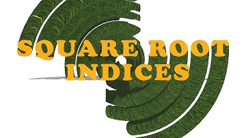 DSC MATHS-Square Root (Indices)