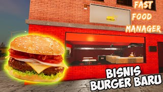 BISNIS BARU! JUALAN BURGER | Fast Food Manager GAMEPLAY screenshot 5