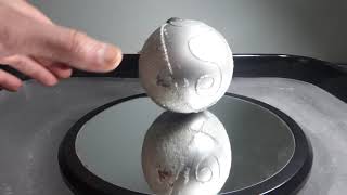 Decorated Large Ornament on Ice and Glass Heavy Side up and Alternating